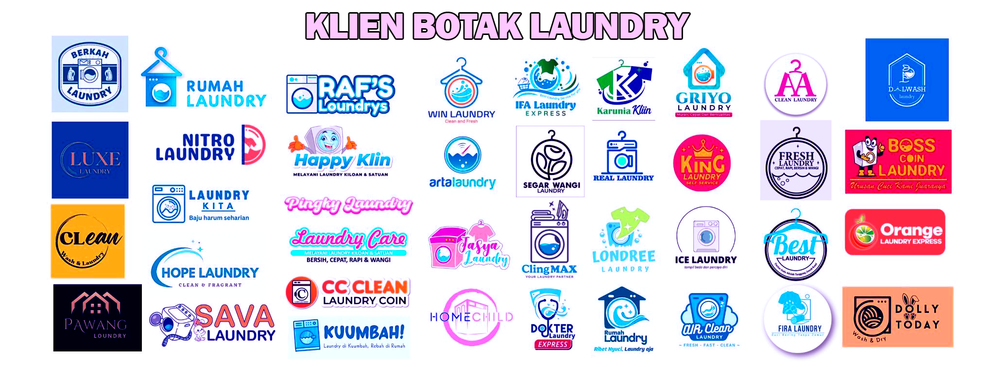 Klien botak laundry